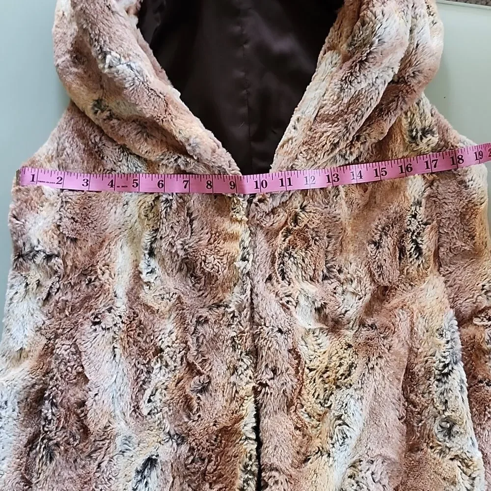 Alice+Olivia Boho Chic Retro 70's Y2K‎ Faux Fur Vest